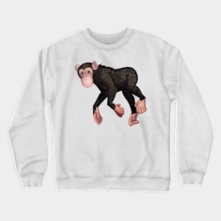 Cozy Chimpanzee Crewneck Sweatshirt